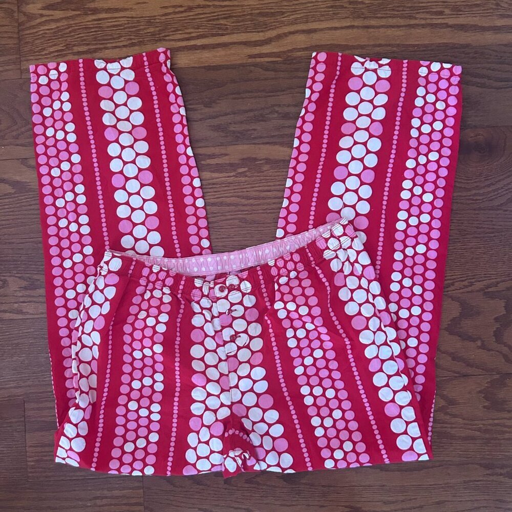 Vintage 2000’s Victoria’s Secret PINK Polka Dots Pajama Pants PJs Size Large i - Picture 8 of 12
